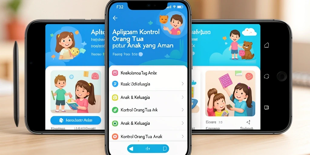 Tampilan antarmuka aplikasi F32 yang sederhana dan informatif.