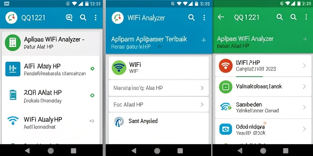 Antarmuka intuitif dan analisis detail jaringan WiFi.
