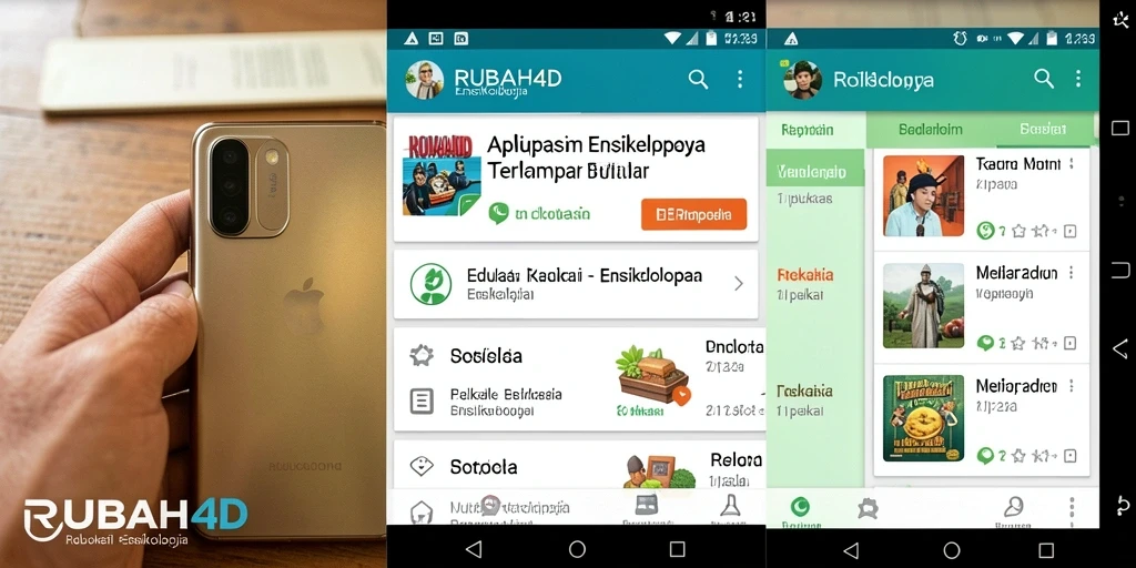 Antarmuka aplikasi RUBAH4D yang informatif dan menarik.