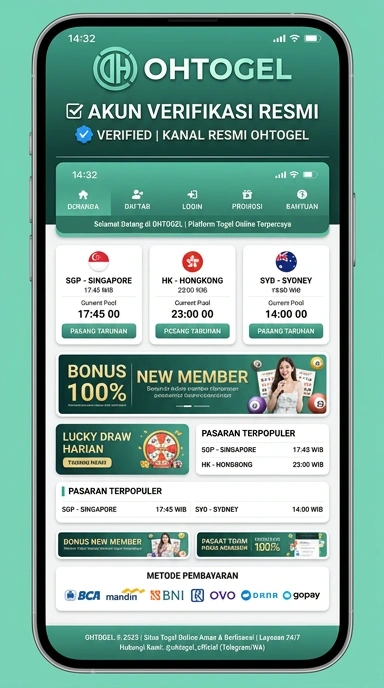 Tampilan kanal resmi ohtogel